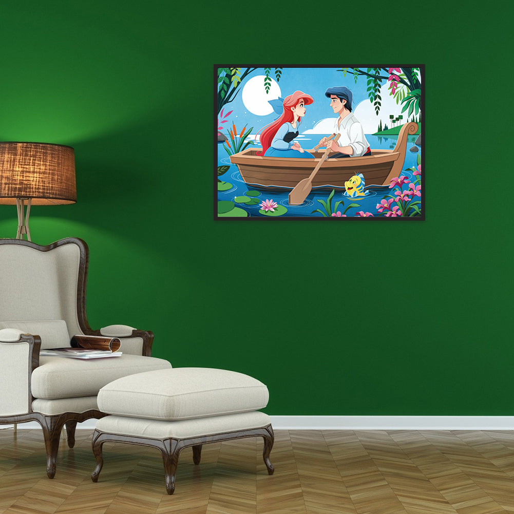 Ariel Mermaid - Full Round Drill Diamond Painting 40*30CM