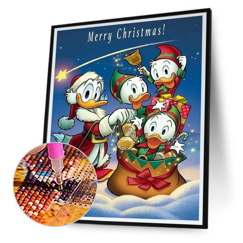 Donald Duck - Full Round Drill Diamond Painting 30*40CM