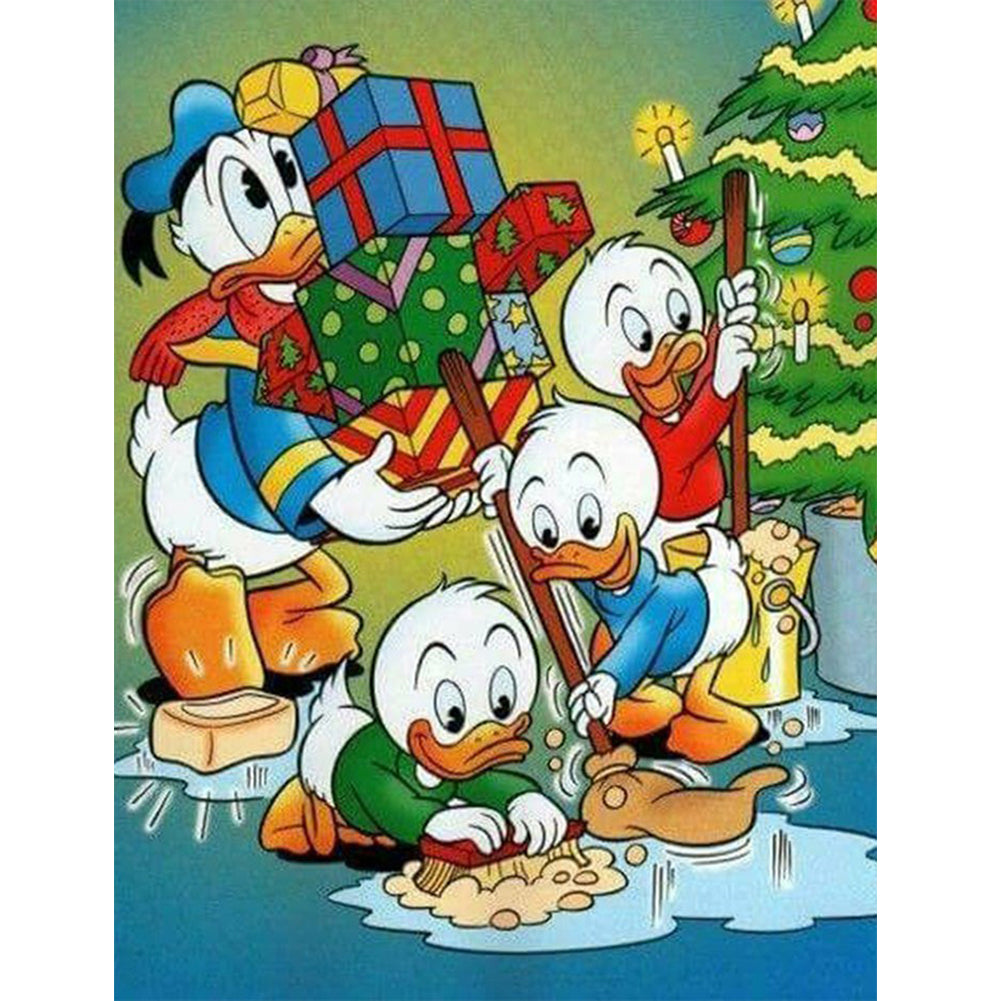 Donald Duck - Full Round Drill Diamond Painting 30*40CM