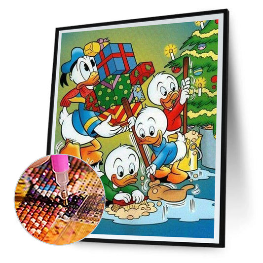 Donald Duck - Full Round Drill Diamond Painting 30*40CM