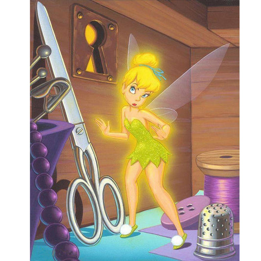 Tinkerbell - Full Round Drill Diamond Painting 40*50CM