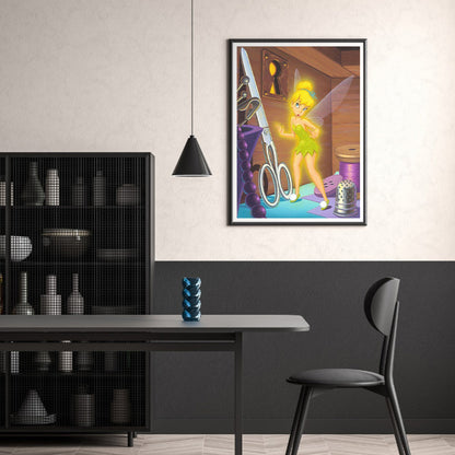 Tinkerbell - Full Round Drill Diamond Painting 40*50CM