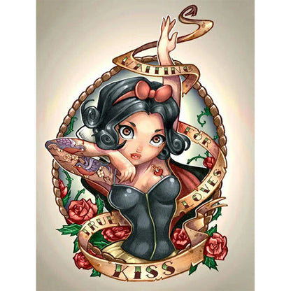 Snow White - Full Round Drill Diamond Painting 30*40CM