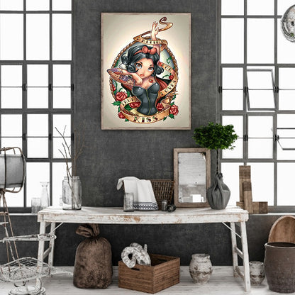 Snow White - Full Round Drill Diamond Painting 30*40CM