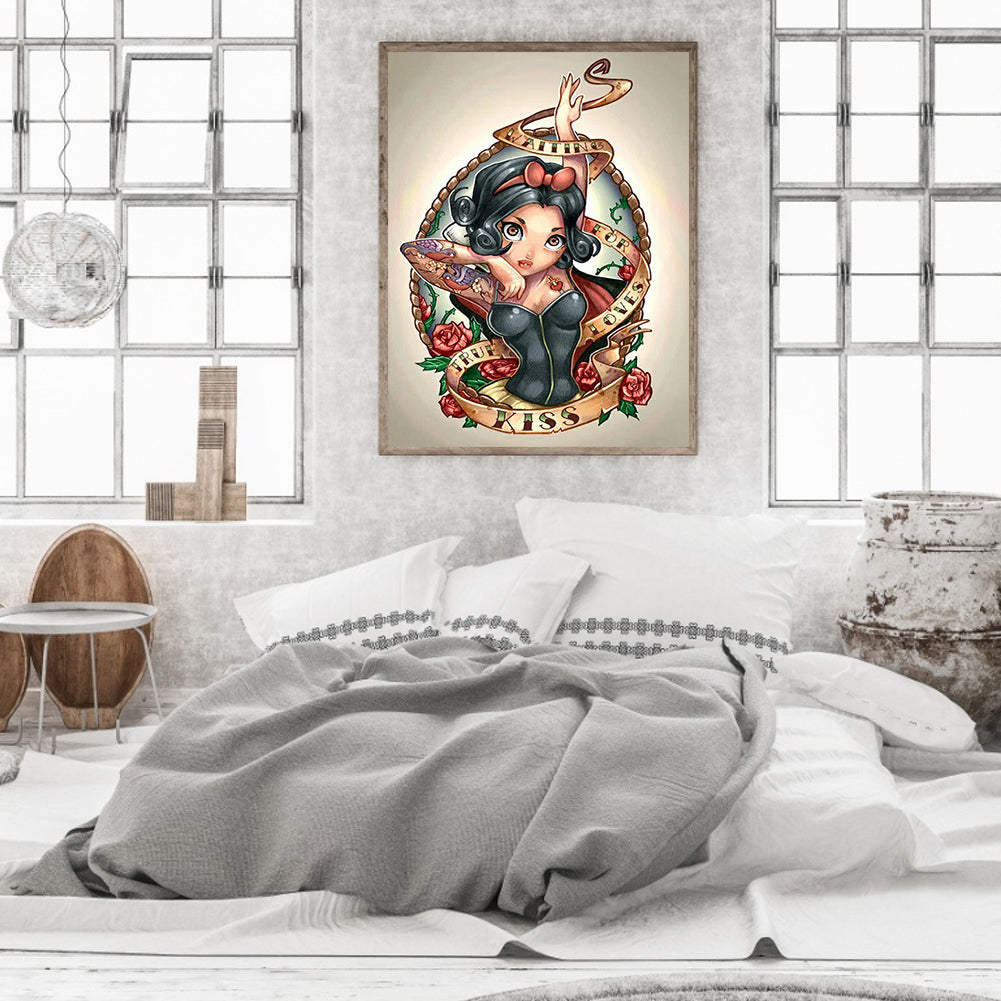 Snow White - Full Round Drill Diamond Painting 30*40CM