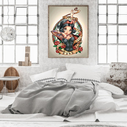 Snow White - Full Round Drill Diamond Painting 30*40CM