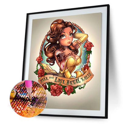 Princess Belle - Full Round Drill Diamond Painting 30*40CM