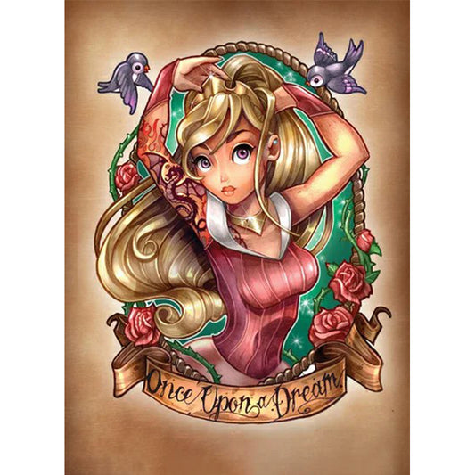 Princess Aurora Character Series - Full Round Drill Diamond Painting 30*40CM