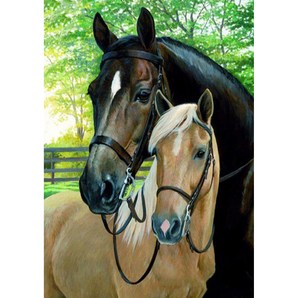 Horse - Full Round Drill Diamond Painting 40*50CM