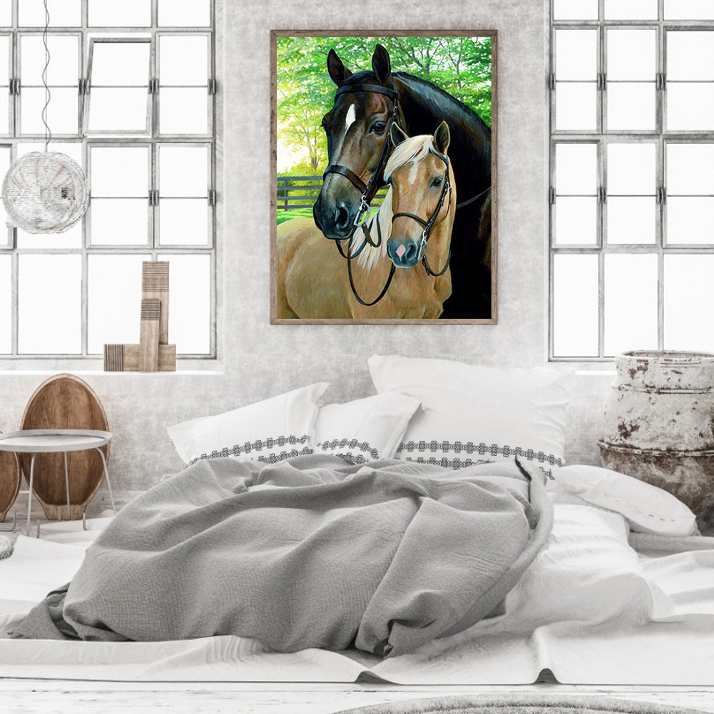 Horse - Full Round Drill Diamond Painting 40*50CM