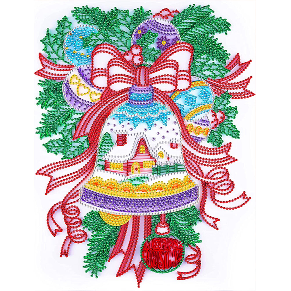 Christmas Bell Decoration - Special Shaped Drill Diamond Painting 30*40CM