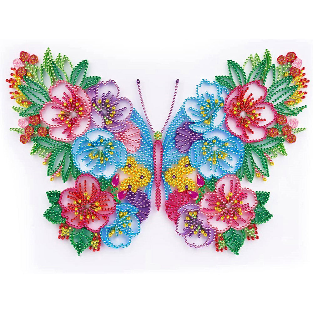 Butterfly - Special Shaped Drill Diamond Painting 40*30CM