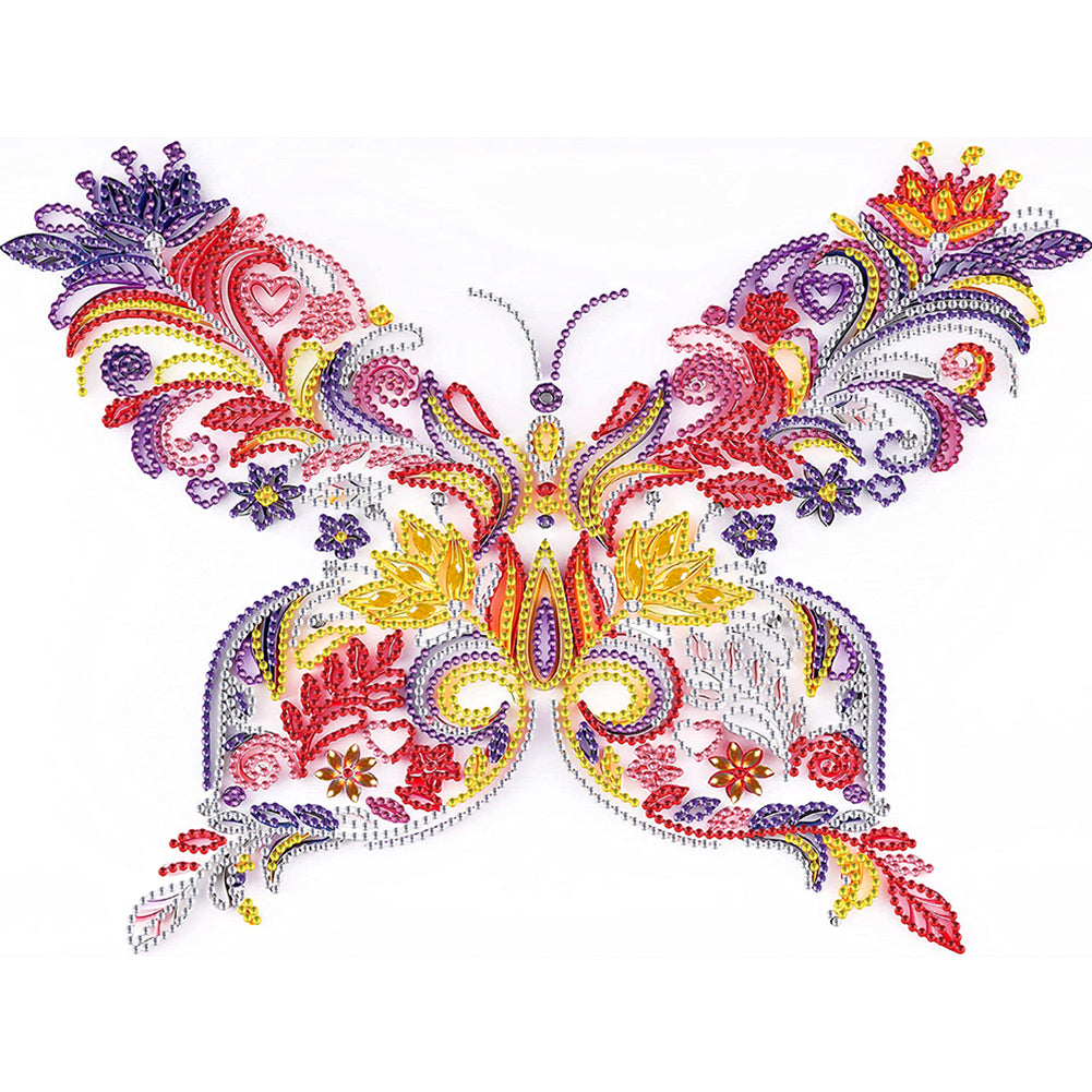 Butterfly - Special Shaped Drill Diamond Painting 40*30CM