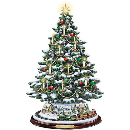 Christmas Tree - Full Round Drill Diamond Painting 30*40CM