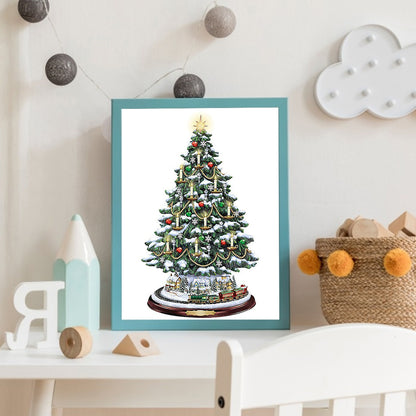 Christmas Tree - Full Round Drill Diamond Painting 30*40CM