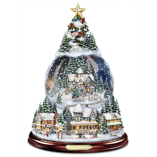 Christmas Tree - Full Round Drill Diamond Painting 30*40CM