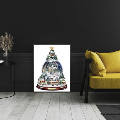 Christmas Tree - Full Round Drill Diamond Painting 30*40CM