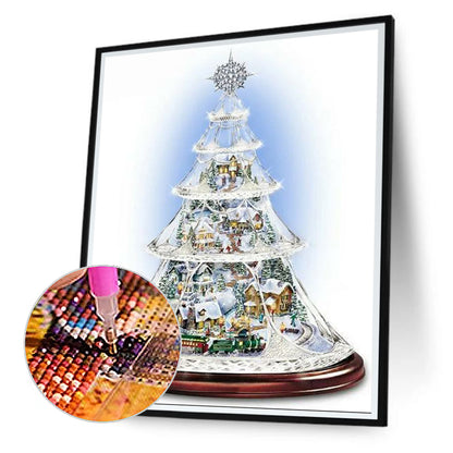 Christmas Tree - Full Round Drill Diamond Painting 30*40CM