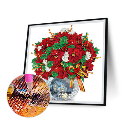 Exquisite Vase Bouquet - Special Shaped Drill Diamond Painting 30*30CM