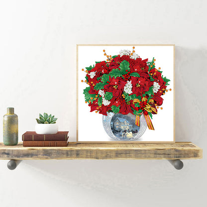 Exquisite Vase Bouquet - Special Shaped Drill Diamond Painting 30*30CM