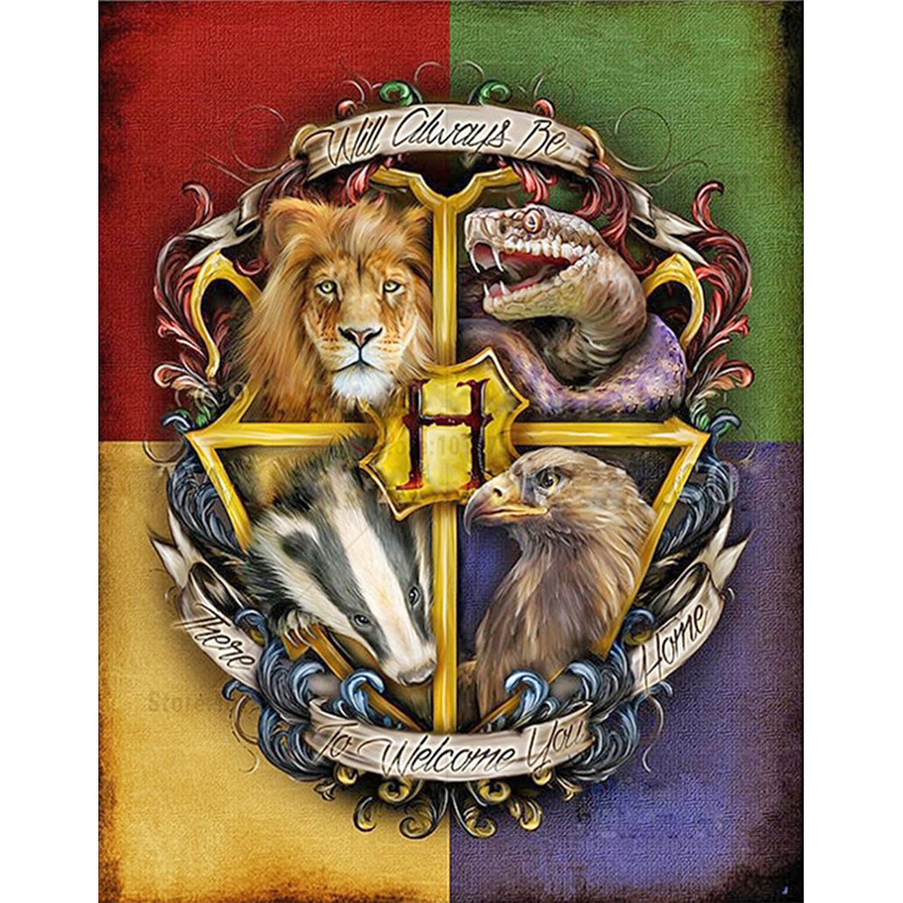 Harry Potter Logo - Full Round Drill Diamond Painting 50*60CM