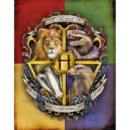 Harry Potter Logo - Full Round Drill Diamond Painting 50*60CM