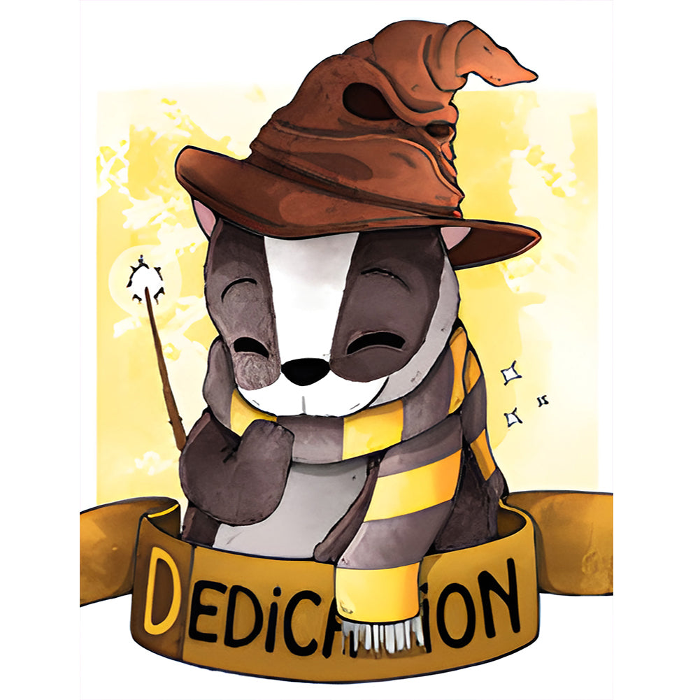 Harry Potter Badger - Full Round Drill Diamond Painting 30*40CM