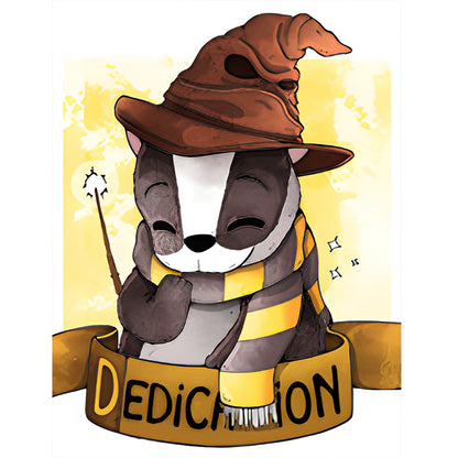 Harry Potter Badger - Full Round Drill Diamond Painting 30*40CM