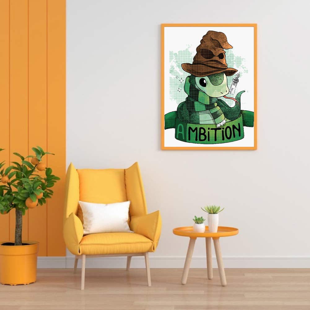 Harry Potter Snake - Full Round Drill Diamond Painting 30*40CM