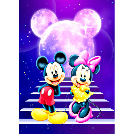 Mickey Minnie - Full Round Drill Diamond Painting 30*40CM
