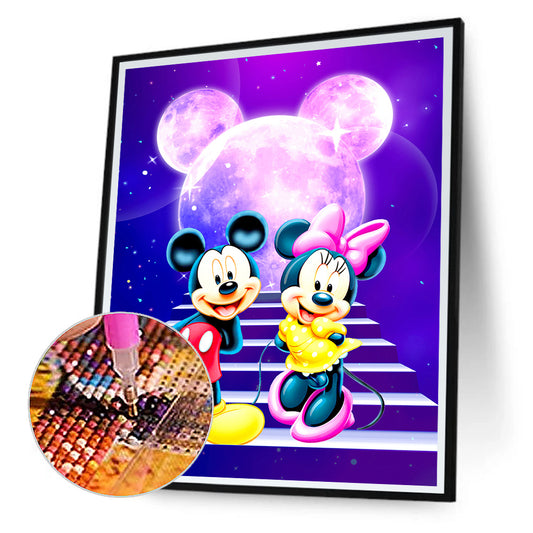 Mickey Minnie - Full Round Drill Diamond Painting 30*40CM