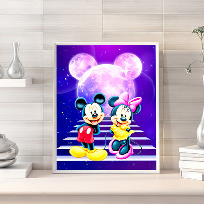 Mickey Minnie - Full Round Drill Diamond Painting 30*40CM