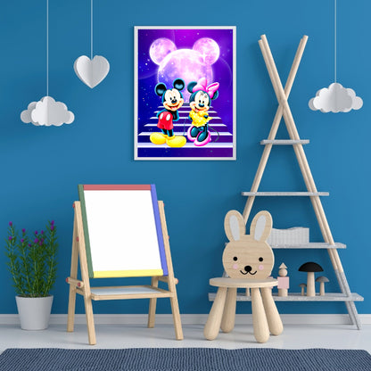 Mickey Minnie - Full Round Drill Diamond Painting 30*40CM
