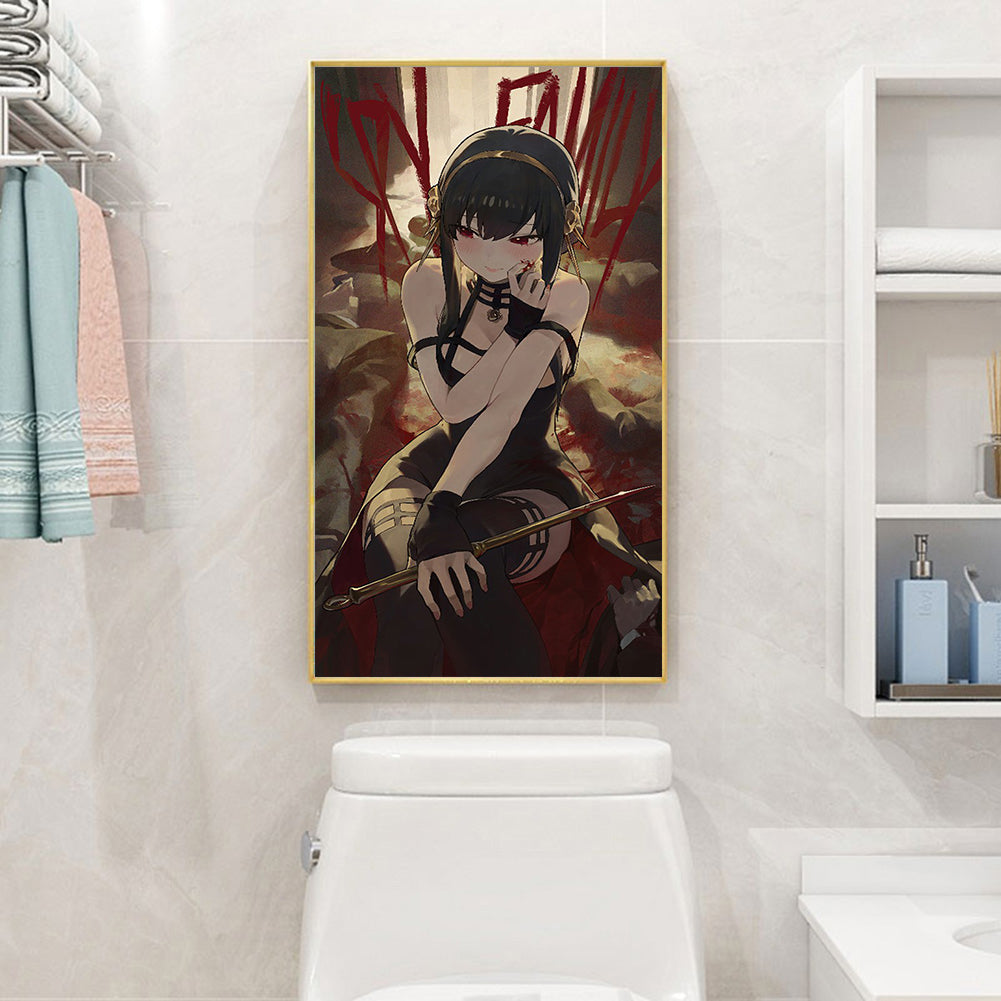 Spy Family - Full Round Drill Diamond Painting 40*80CM