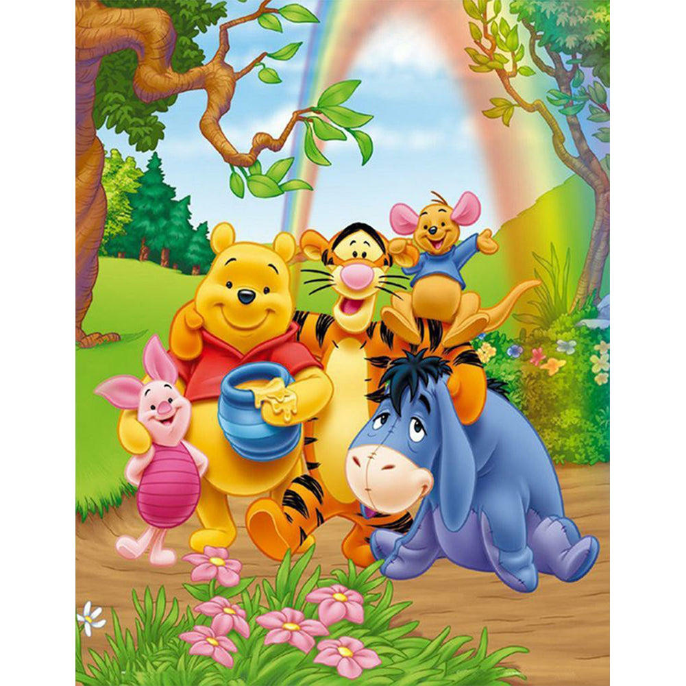 Winnie The Pooh - Full Round Drill Diamond Painting 40*50CM