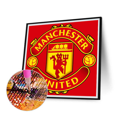 Manchester United Football Club - Full Round Drill Diamond Painting 35*35CM