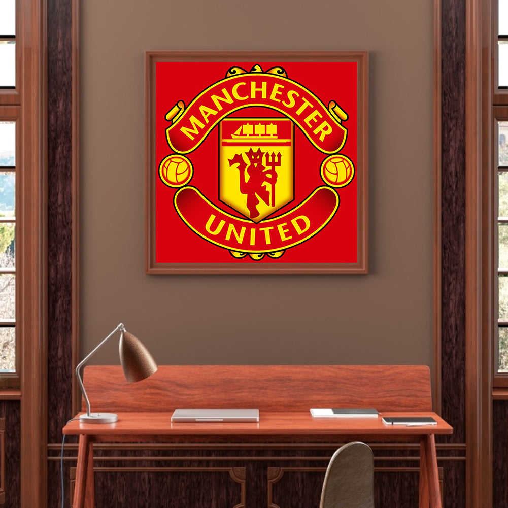 Manchester United Football Club - Full Round Drill Diamond Painting 35*35CM