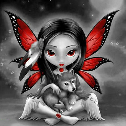 Big Eyes Doll - Full Square Drill Diamond Painting 40*40CM