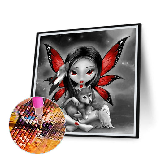 Big Eyes Doll - Full Square Drill Diamond Painting 40*40CM