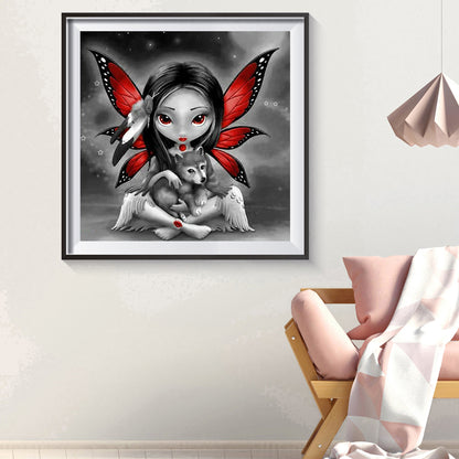 Big Eyes Doll - Full Square Drill Diamond Painting 40*40CM