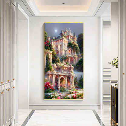 Fantasy Castle - Full Round Drill Diamond Painting 40*60CM