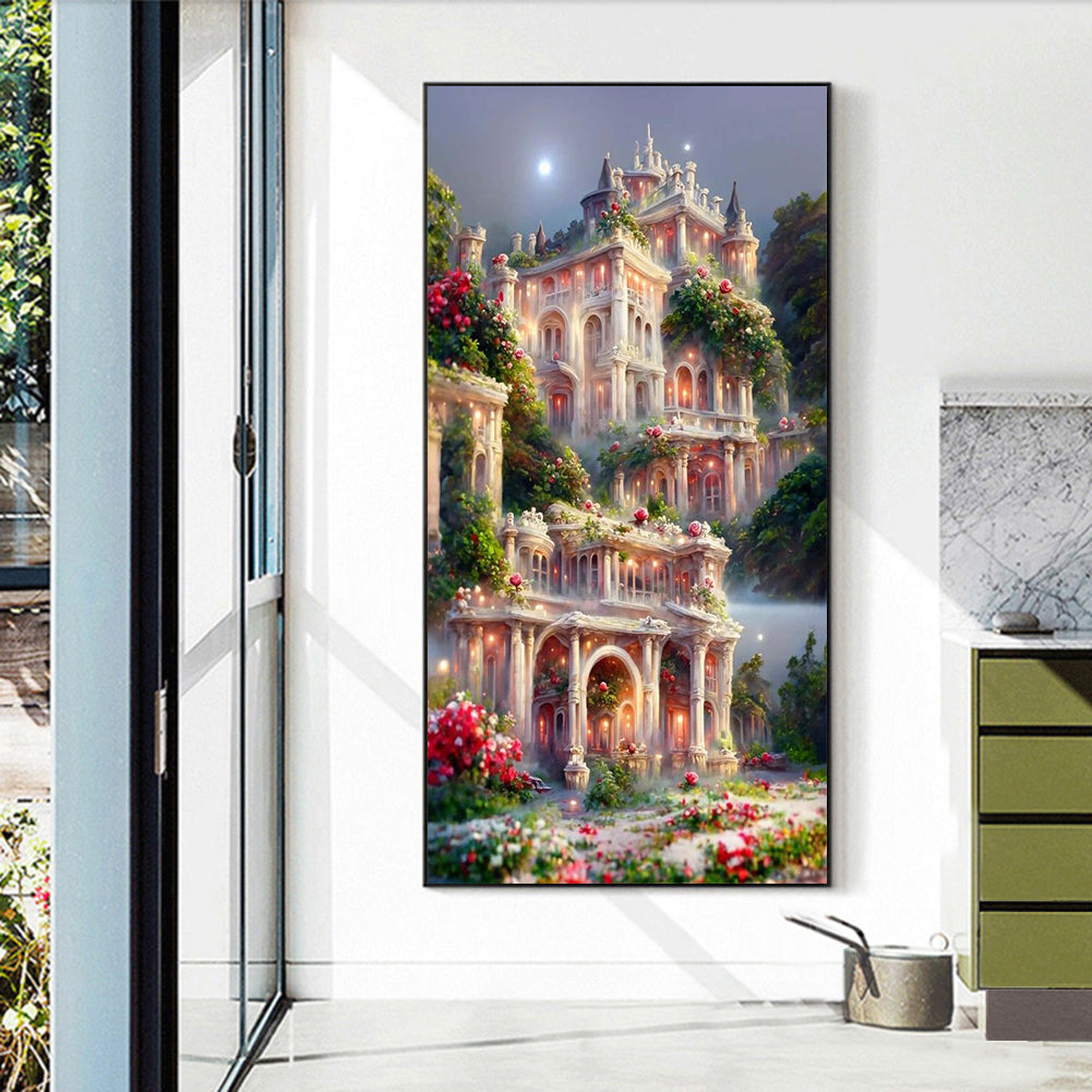 Fantasy Castle - Full Round Drill Diamond Painting 40*60CM