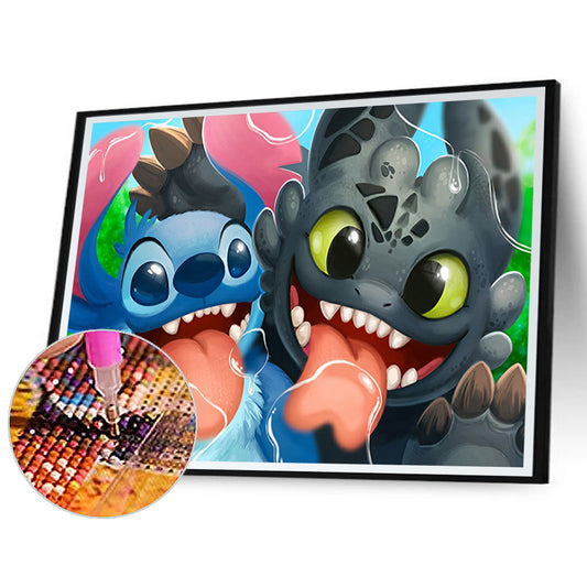 Stitch - Full Square Drill Diamond Painting 40*30CM