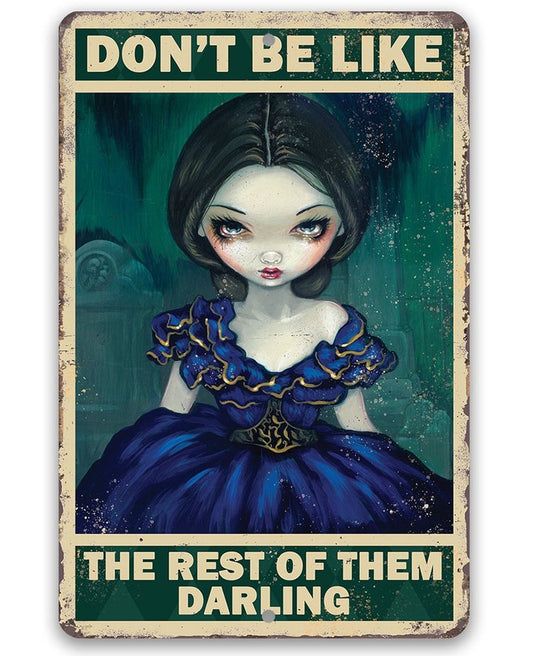 Don't Be Like The Rest of Them 30*40CM(Canvas) Full Round Drill Diamond Painting