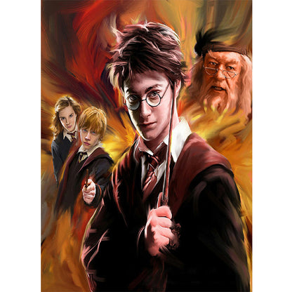 Harry Potter - Full Round Drill Diamond Painting 40*50CM