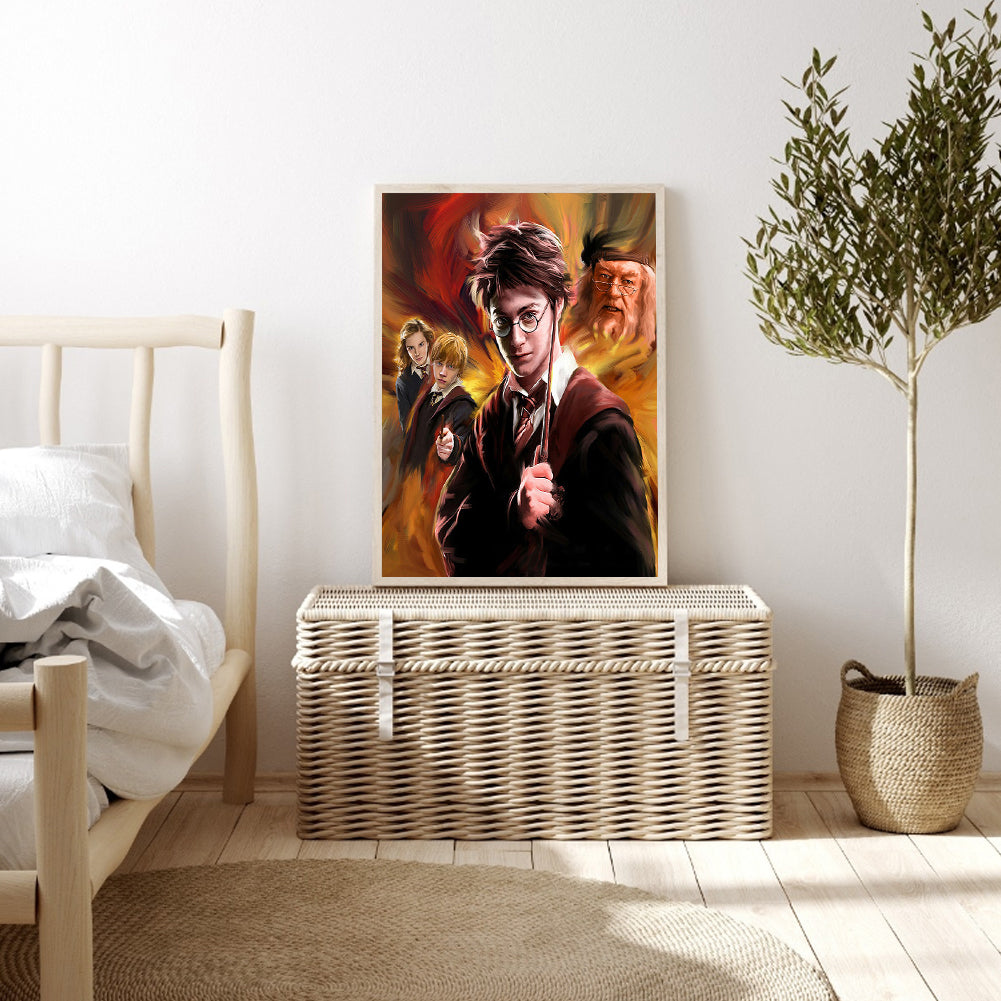 Harry Potter - Full Round Drill Diamond Painting 40*50CM