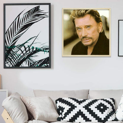 Rock Singer Johnny - Full Round Drill Diamond Painting 30*30CM