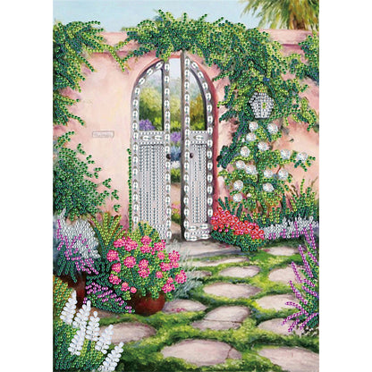 Garden - Special Shaped Drill Diamond Painting 30*40CM