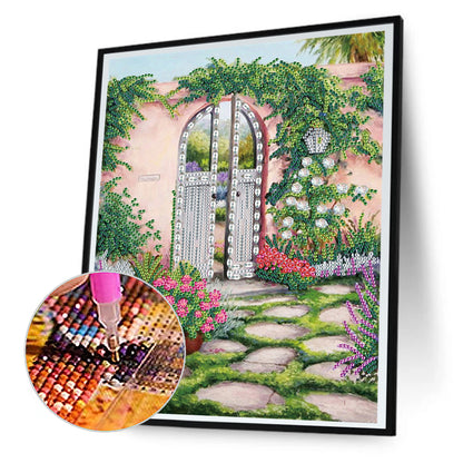 Garden - Special Shaped Drill Diamond Painting 30*40CM