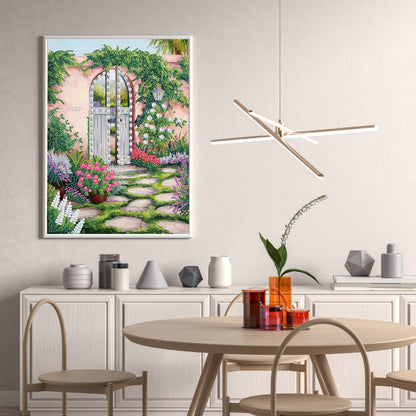 Garden - Special Shaped Drill Diamond Painting 30*40CM